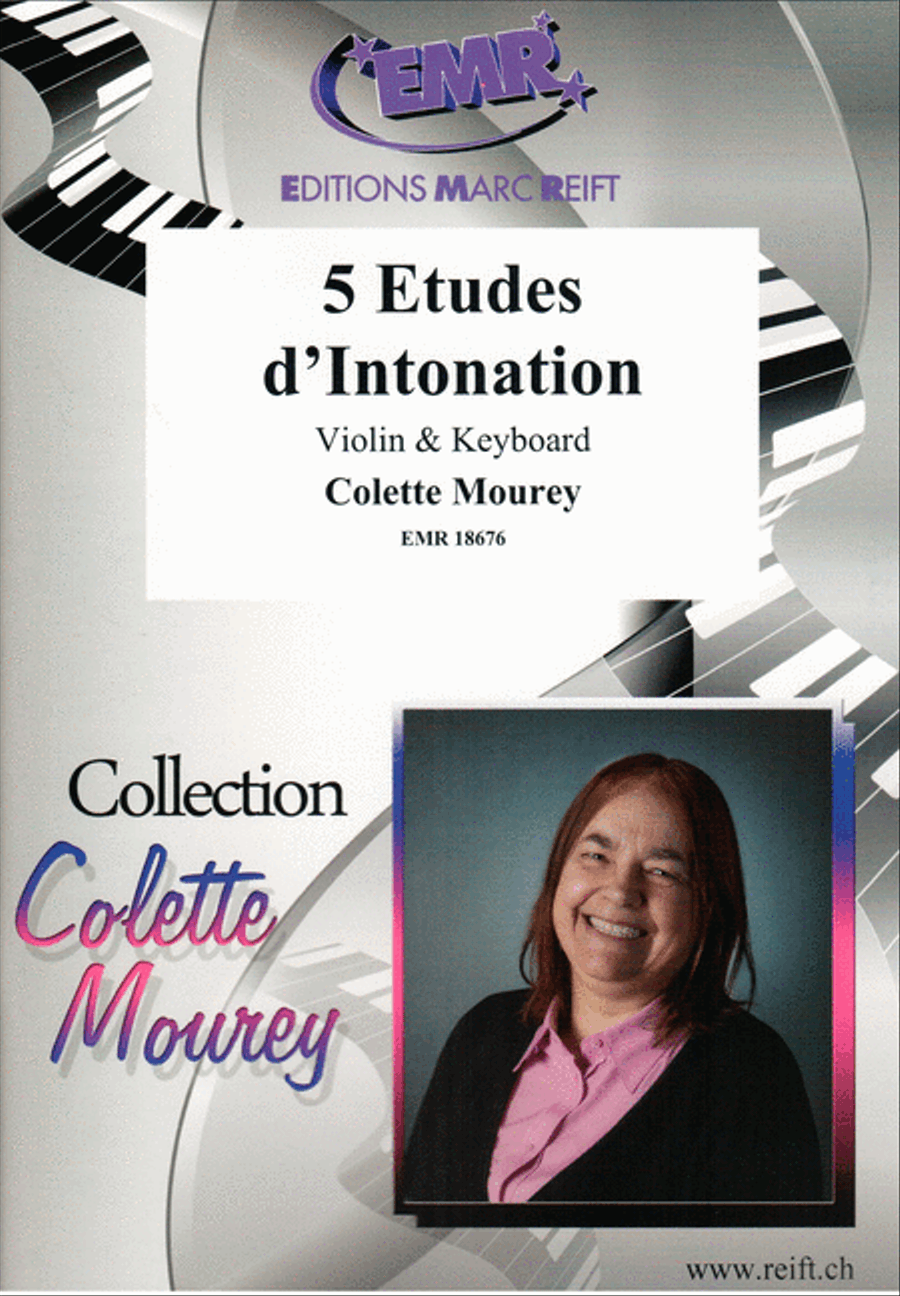 5 Etudes d'Intonation Violin scores gallery preview page 1