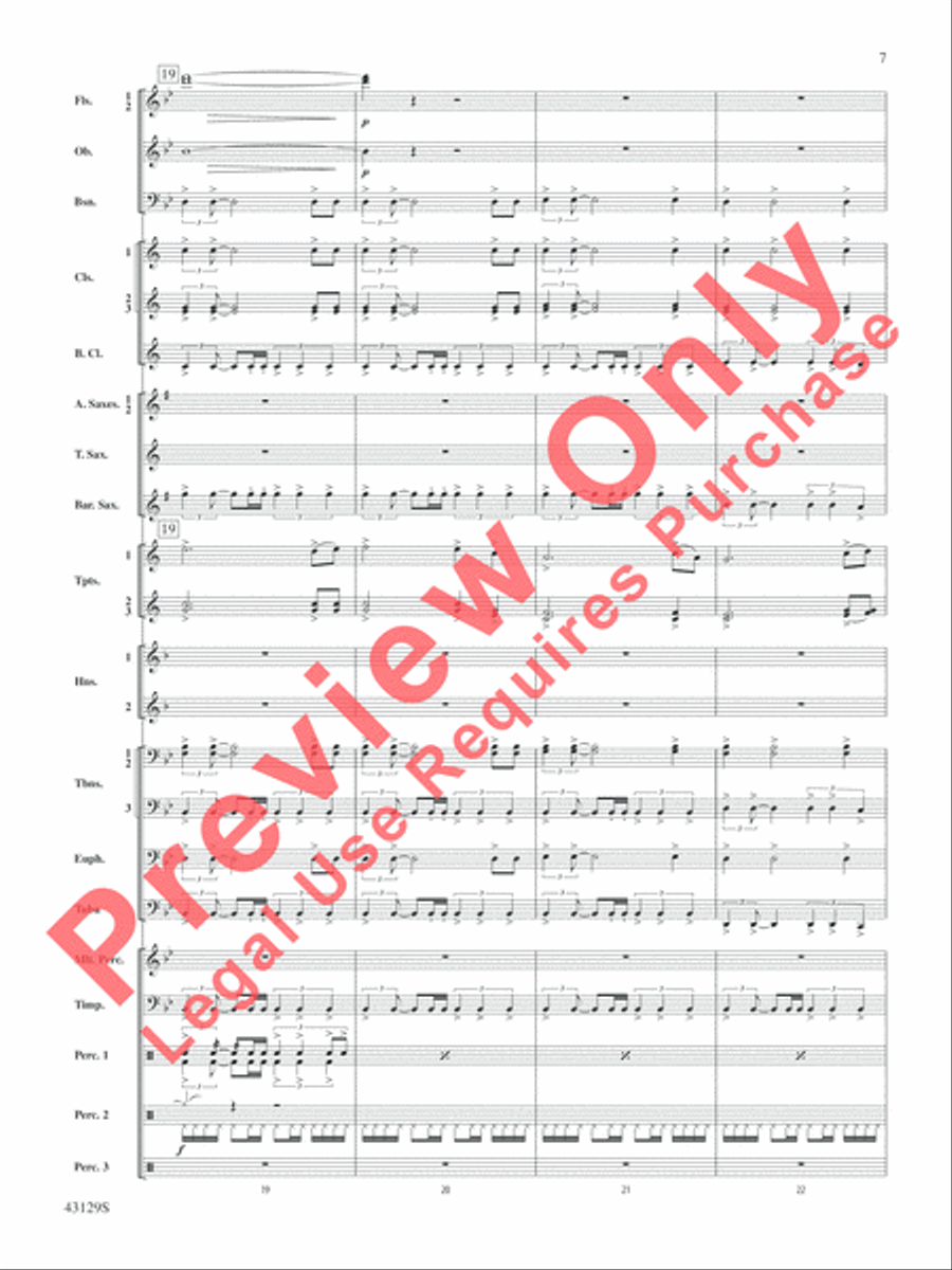 Soundtrack Soundtrack Concert Band scores gallery preview page 8