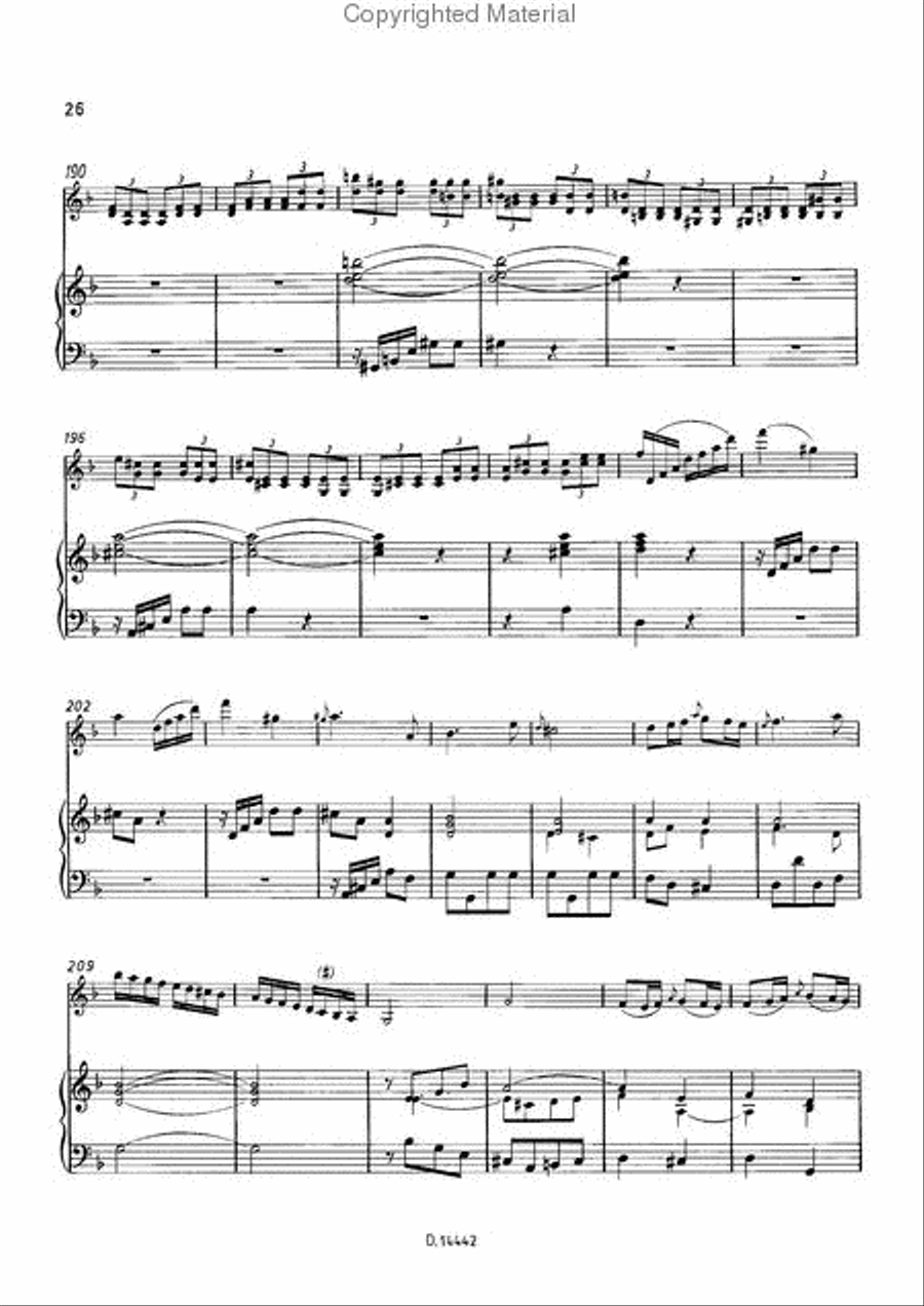 Concerto F-Dur Concerto F-Dur School and Community scores gallery preview page 27