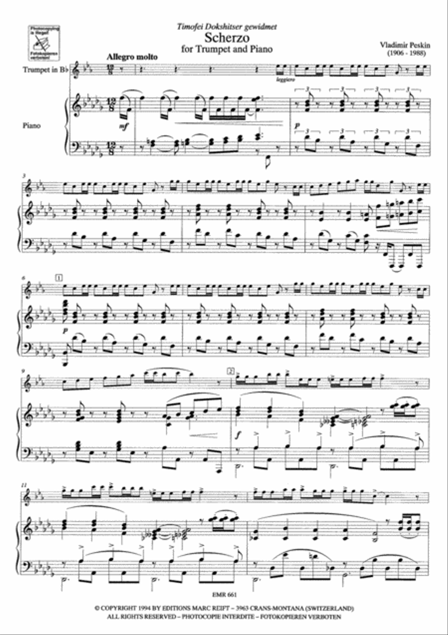 Scherzo Scherzo Cornet scores gallery preview page 4