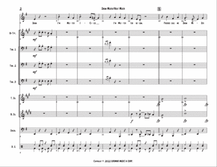 Snow Miser Large Ensemble scores gallery preview page 2