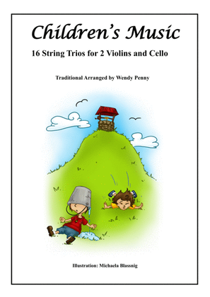 Book cover for Children's Music 16 String Trios for 2 Violins and Cello