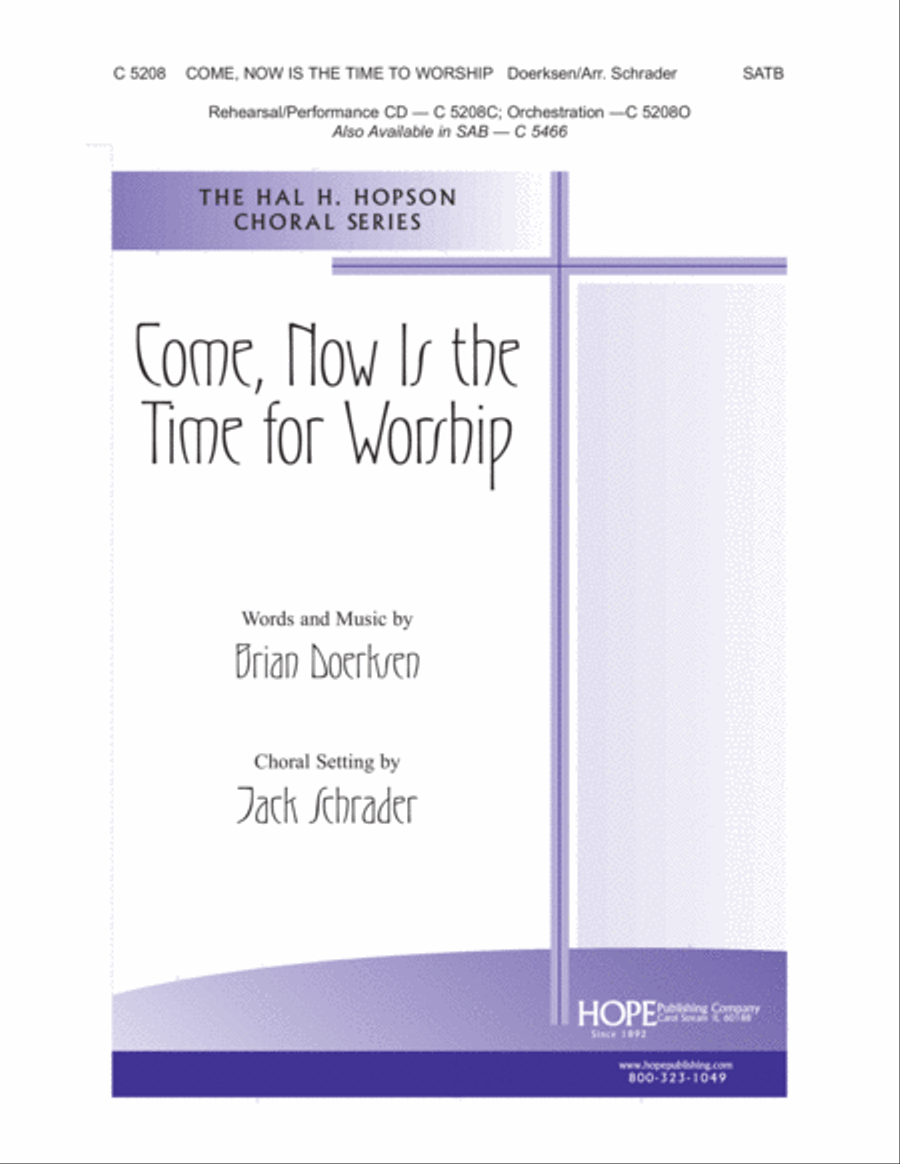 Come, Now Is the Time to Worship Choir scores gallery preview page 1