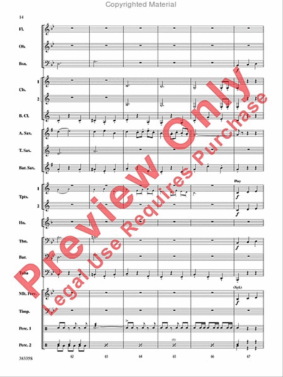 El Relicario El Relicario Concert Band scores gallery preview page 15
