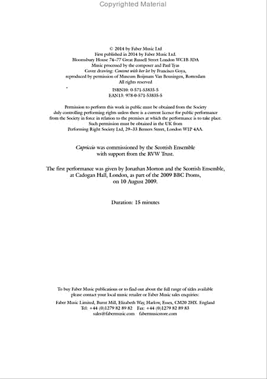Capriccio Violin Solo scores gallery preview page 3