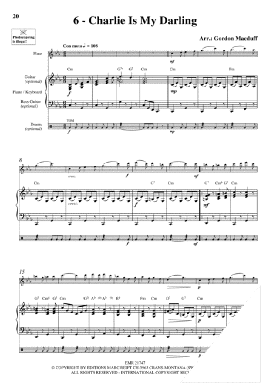 20 Celtic Hits Flute Solo scores gallery preview page 8