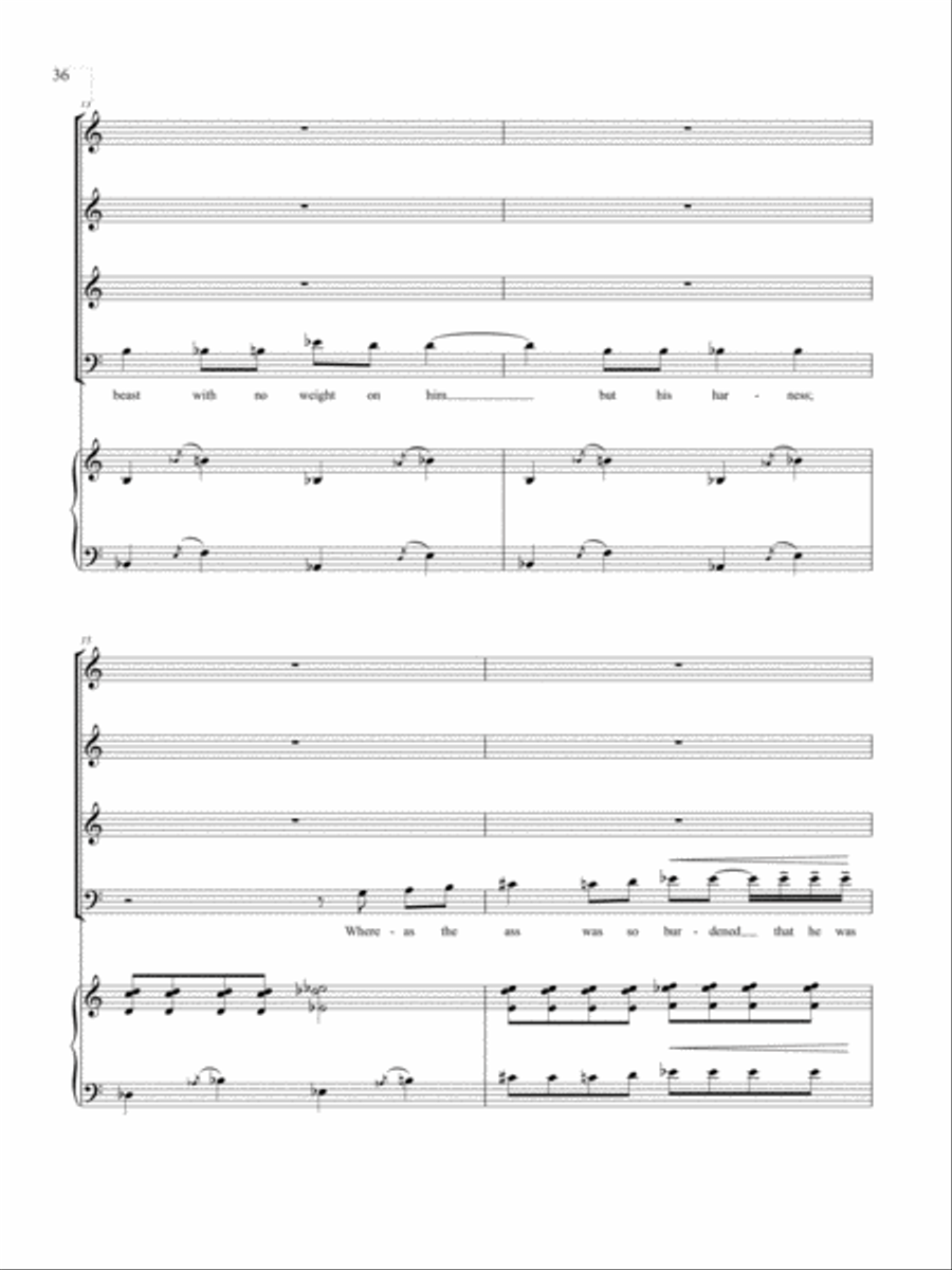 The Horse and the Ass from Fables for a Prince Tenor Voice scores gallery preview page 5