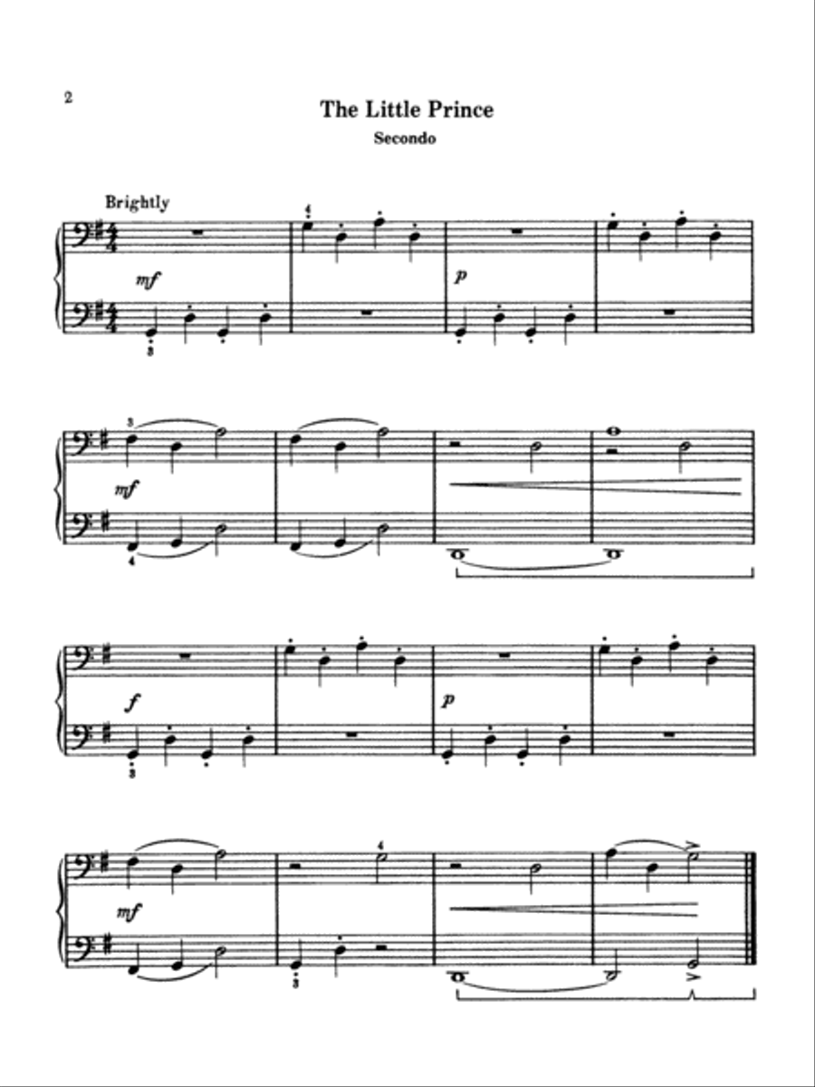 Two at One Piano, Book 2 Small Ensemble scores gallery preview page 3