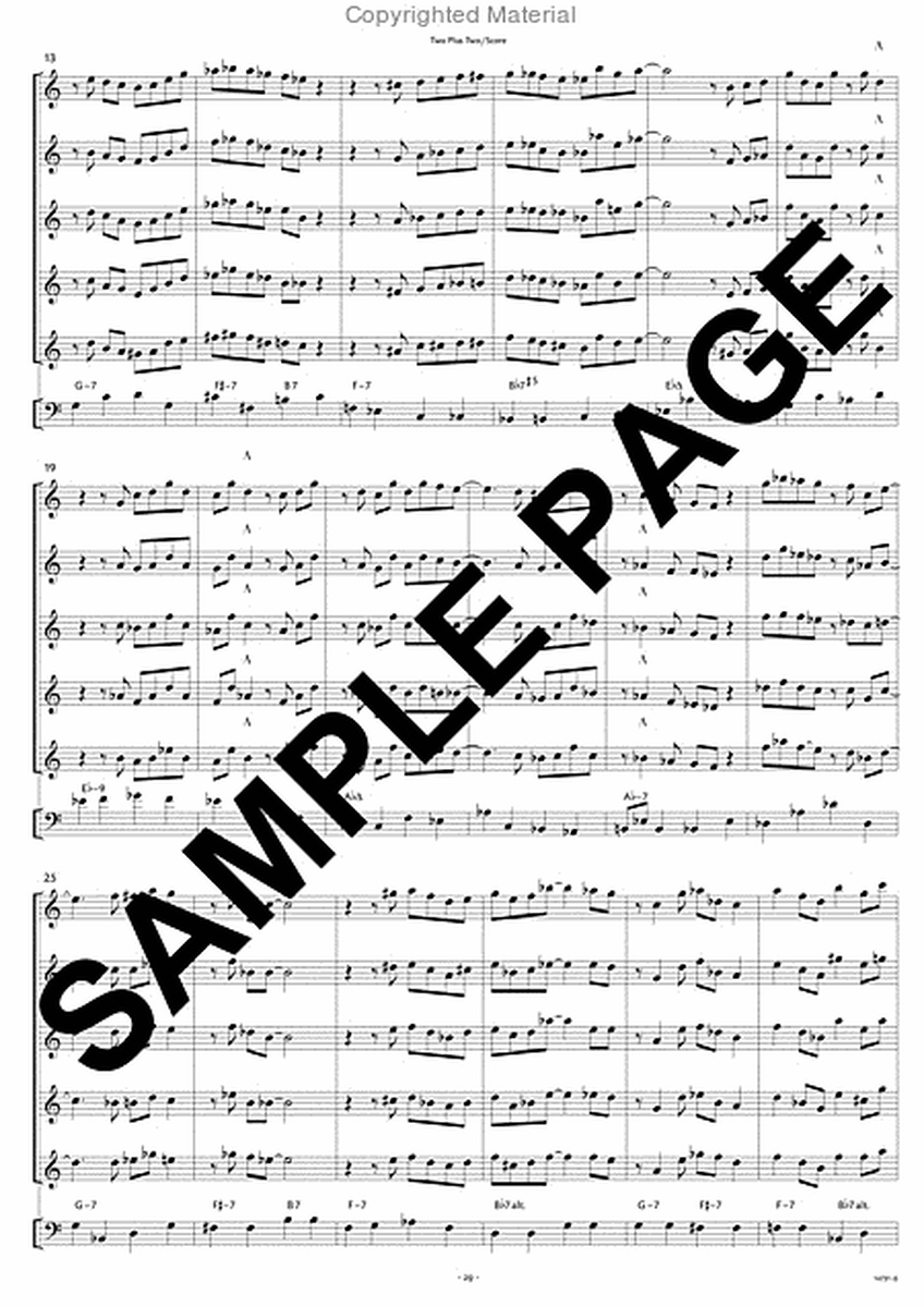 Jazz Conception -- Saxophone Section image number null