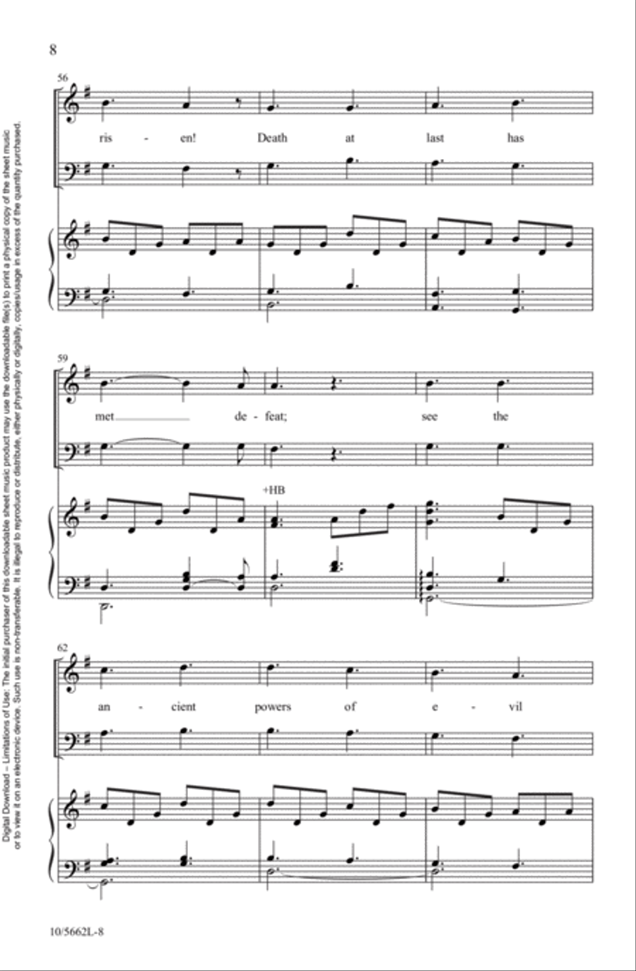 O Praise the Living King! 2-Part scores gallery preview page 8