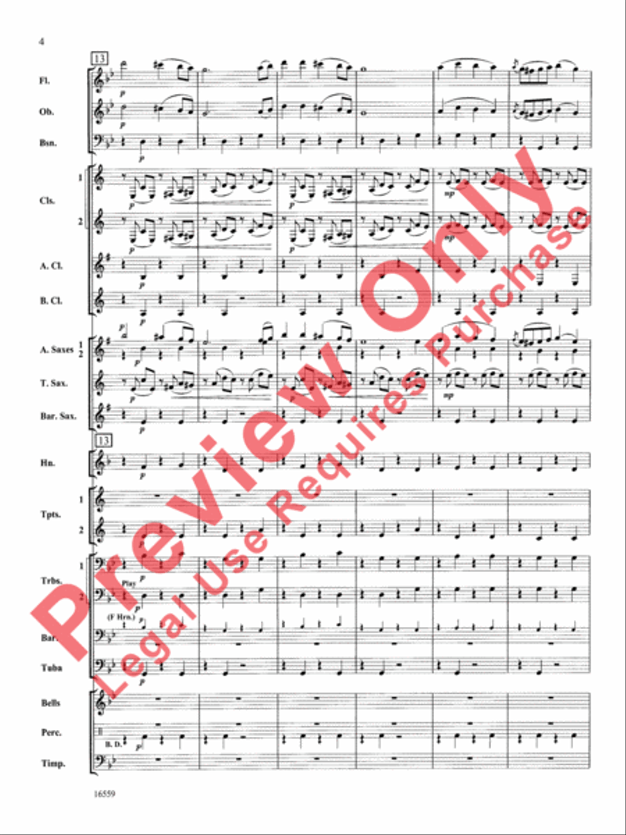 March Slav Concert Band scores gallery preview page 5