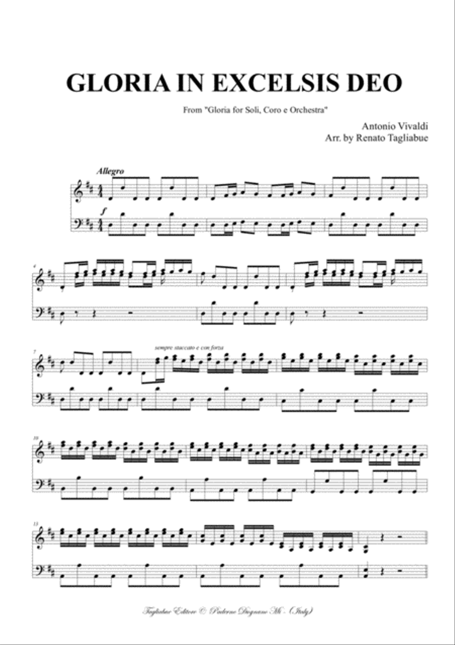 GLORIA IN EXCELSIS DEO - From 
