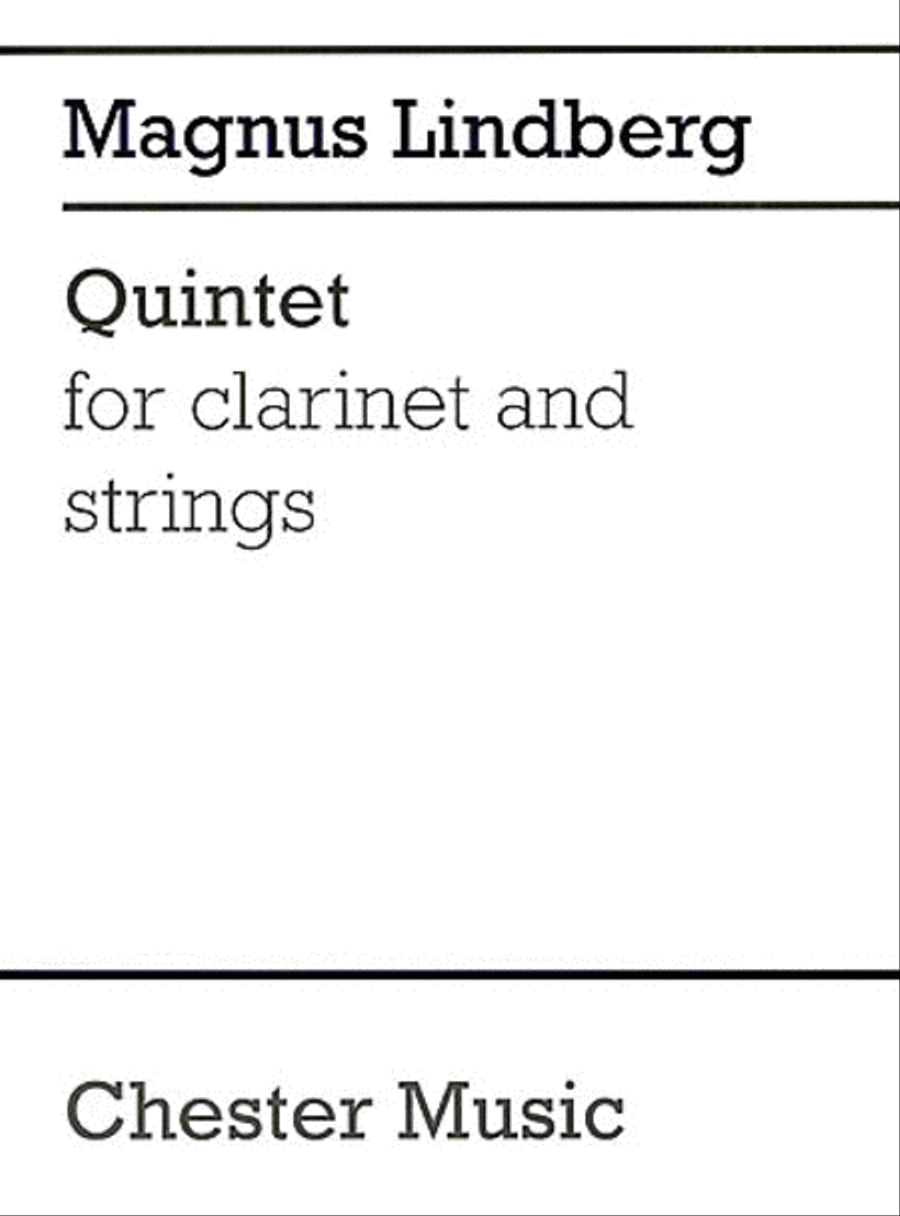 Quintet for Clarinet and Strings Clarinet scores gallery preview page 1