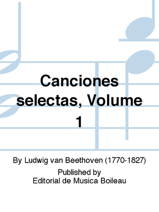 Canciones selectas, Volume 1