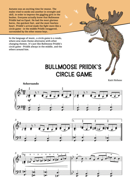 Piano Creatures. Bullmoose Priidik's Circle Game image number null