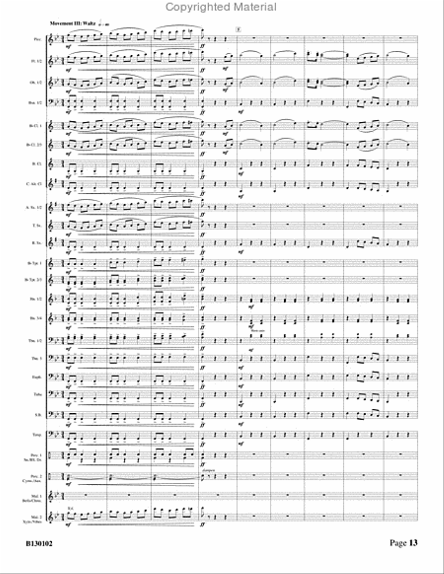Gazebo Portraits Concert Band scores gallery preview page 16