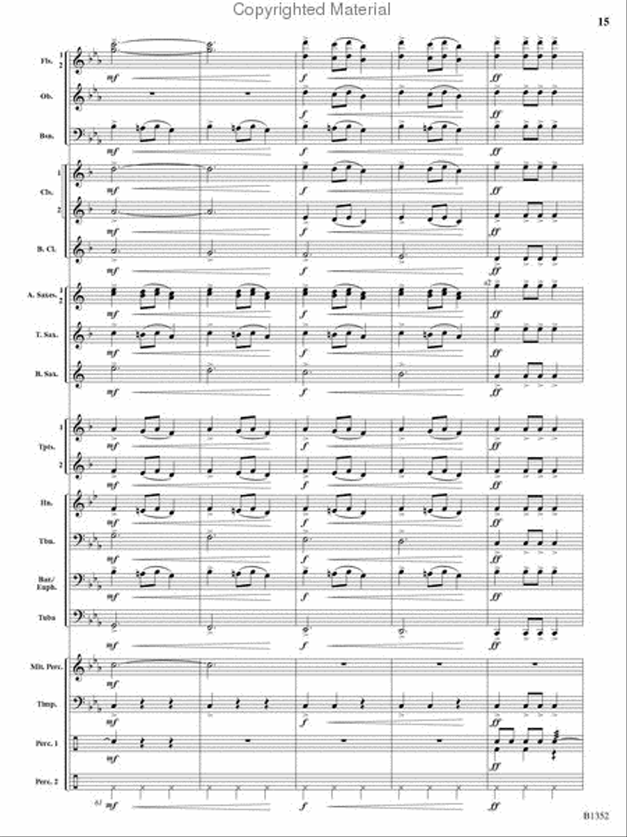 A Christmas Montage Concert Band scores gallery preview page 14