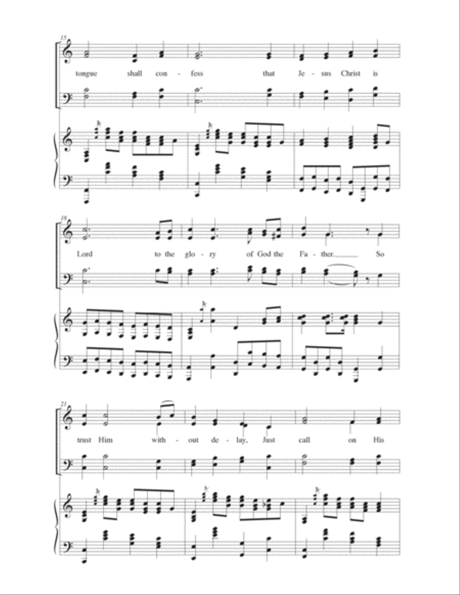 Before It's Too Late 4-Part scores gallery preview page 3