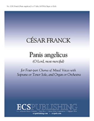 Book cover for Panis angelicus: O Lord, most merciful (Choral Score)