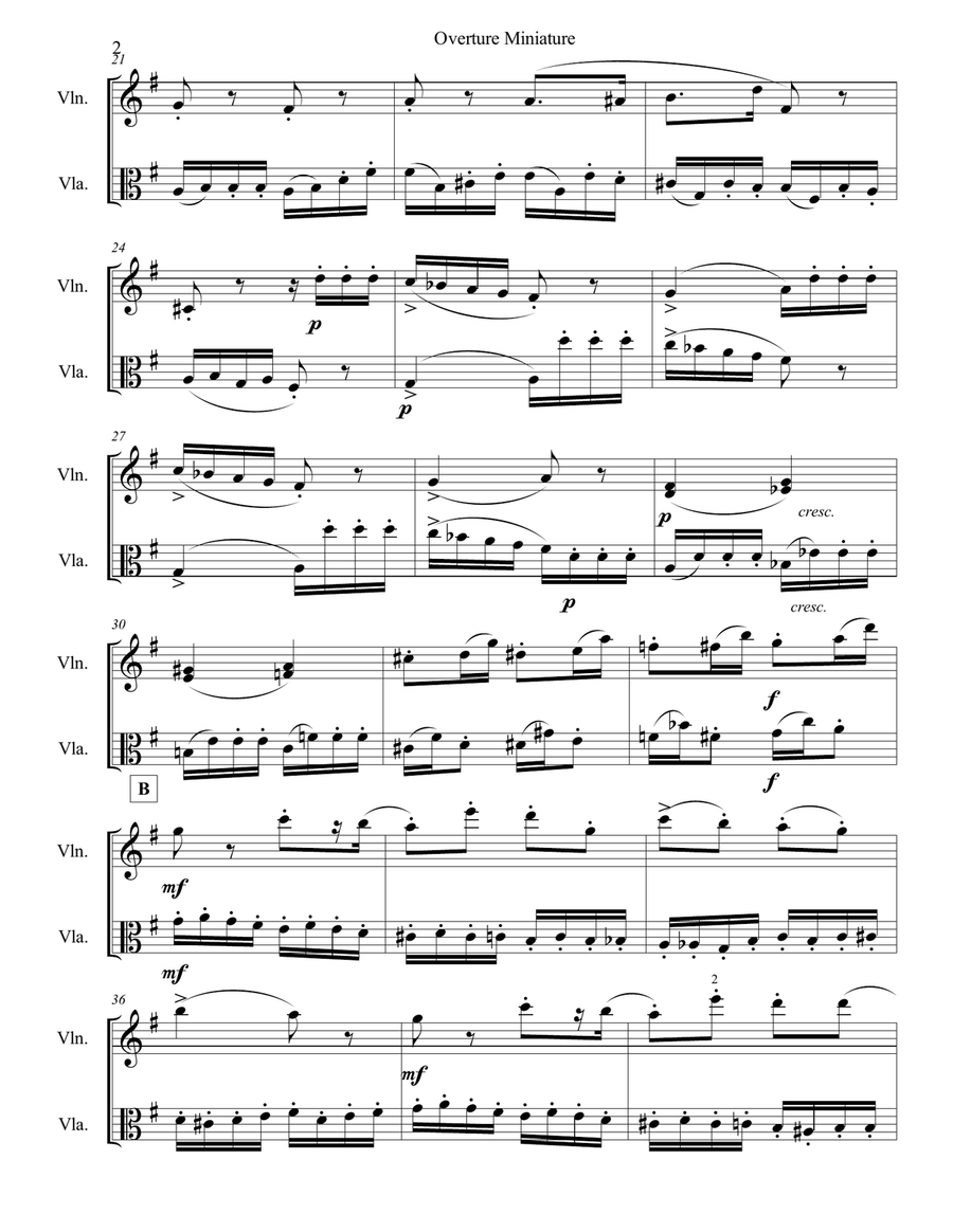 Overture Miniature from 