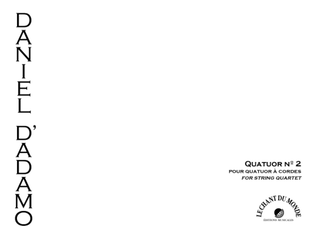 Quatuor No 2 (String Quartet No 2)