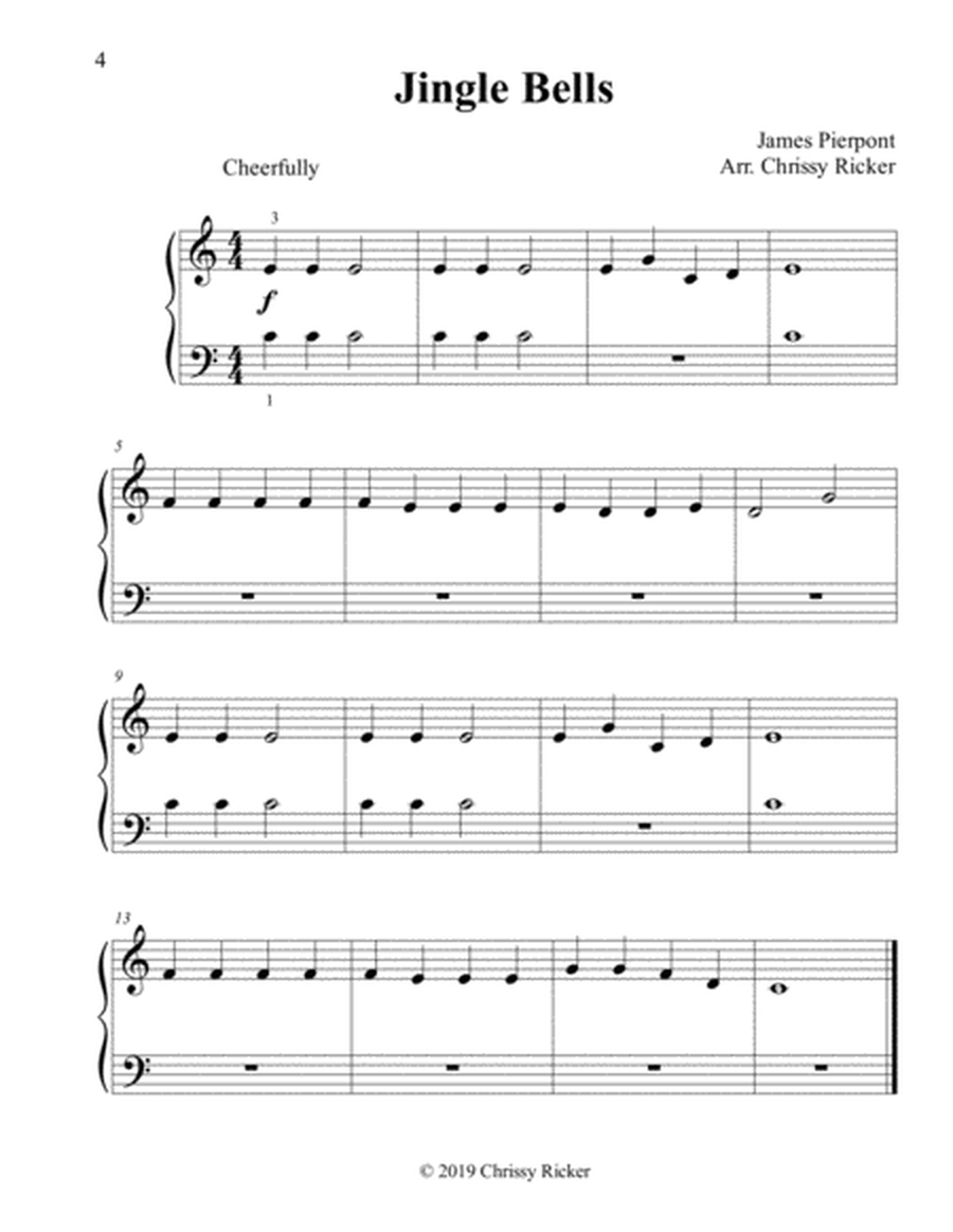 First Christmas Favorites - 10 Arrangements for Beginner Piano image number null