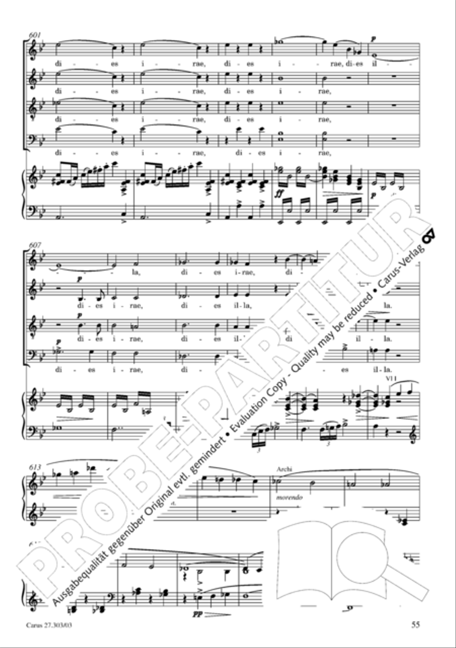 Messa da Requiem 4-Part scores gallery preview page 56