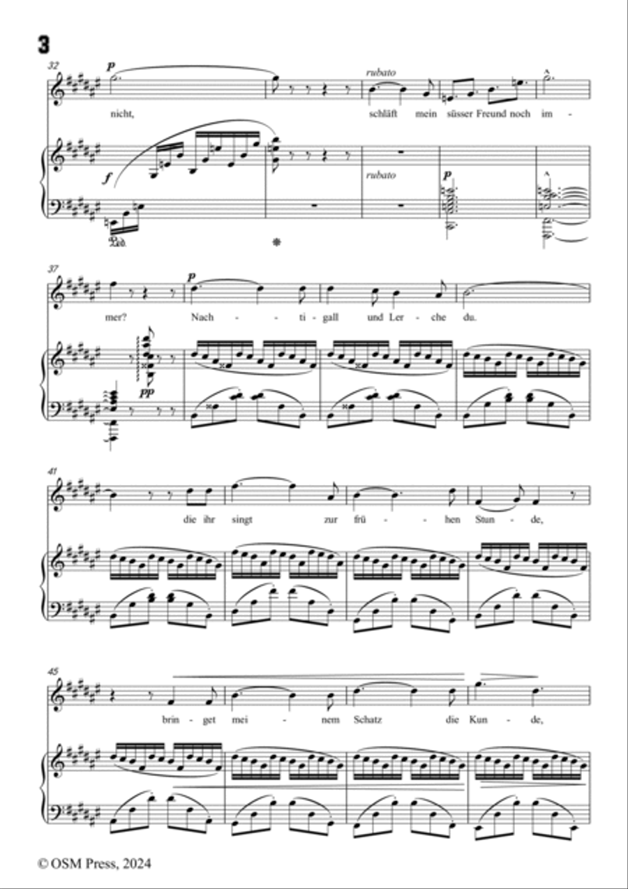 A. Jensen-Holde schattenreiche Bäume,in F sharp Major,Op.4 No.1 Voice scores gallery preview page 4