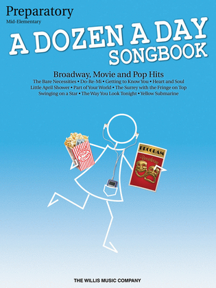Book cover for A Dozen a Day Songbook – Preparatory Book