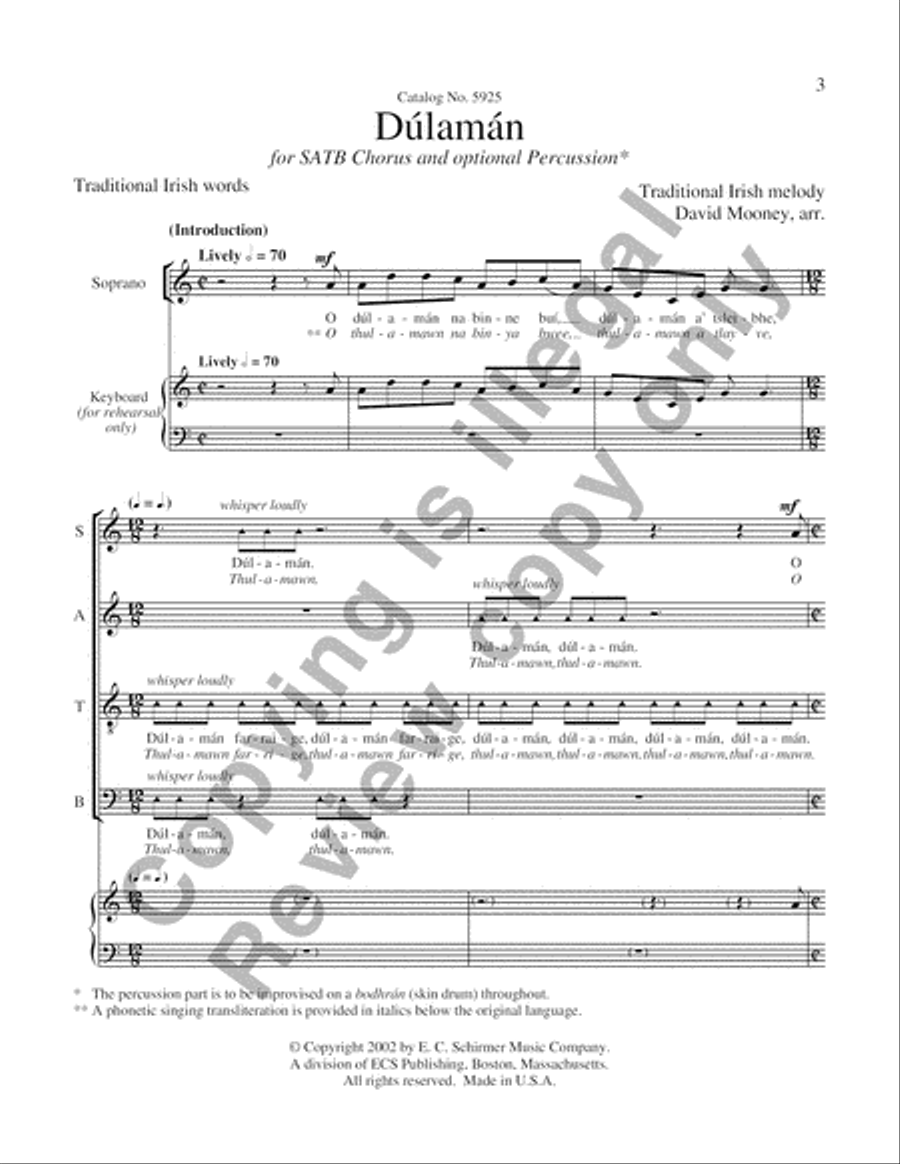 Dúlamán 4-Part scores gallery preview page 9