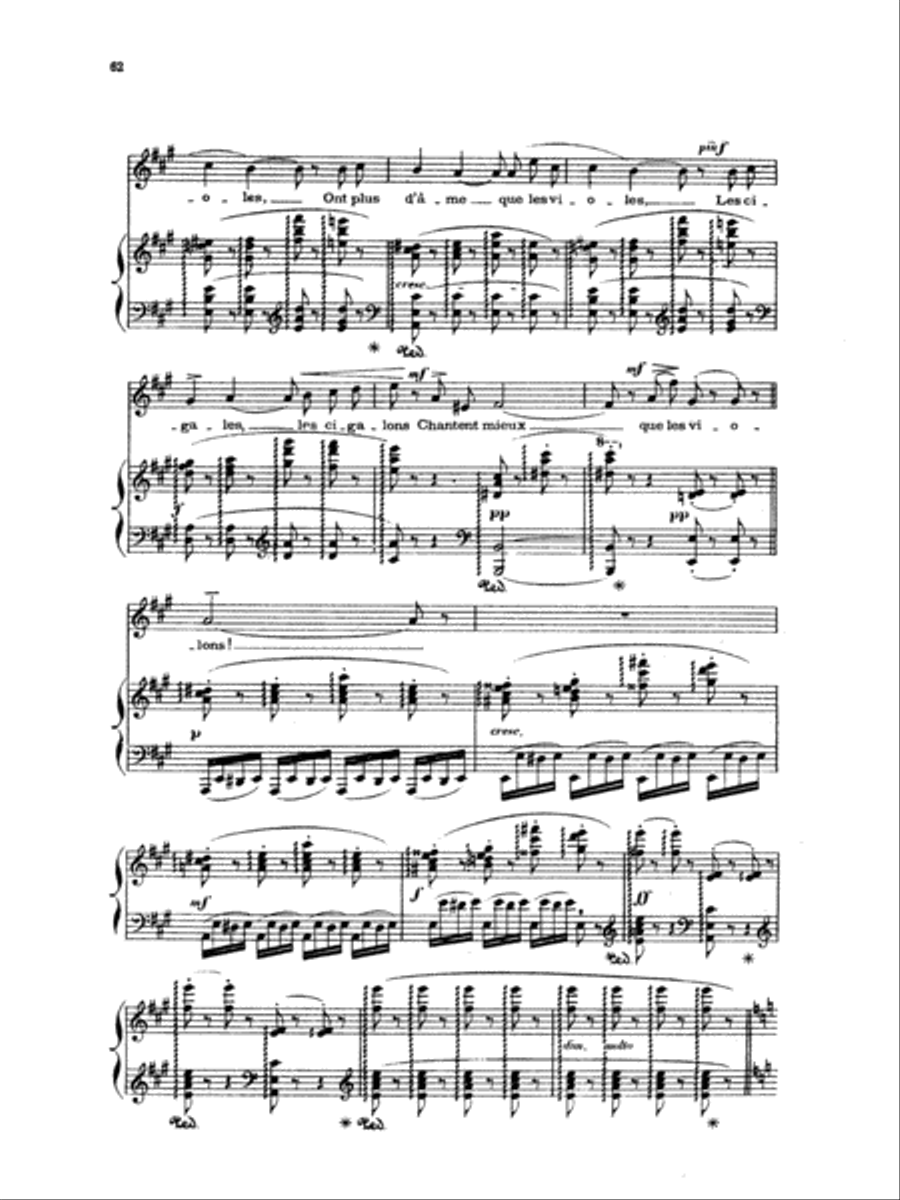 Chabrier: Recueil de Melodies Voice scores gallery preview page 3
