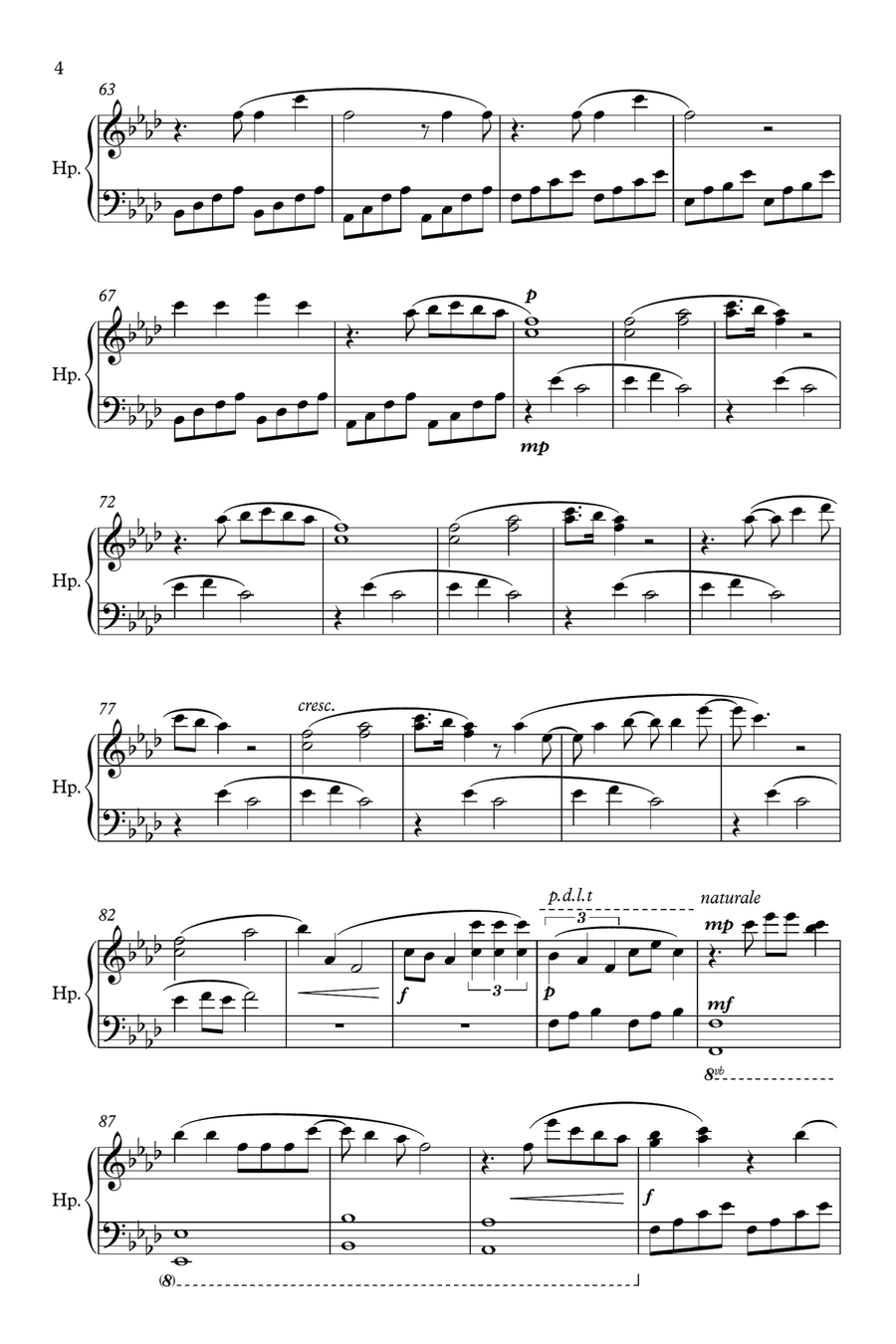 Starry Eyed Harp scores gallery preview page 4