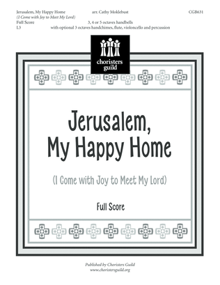 Jerusalem, My Happy Home - Full Score and Reproducible Parts