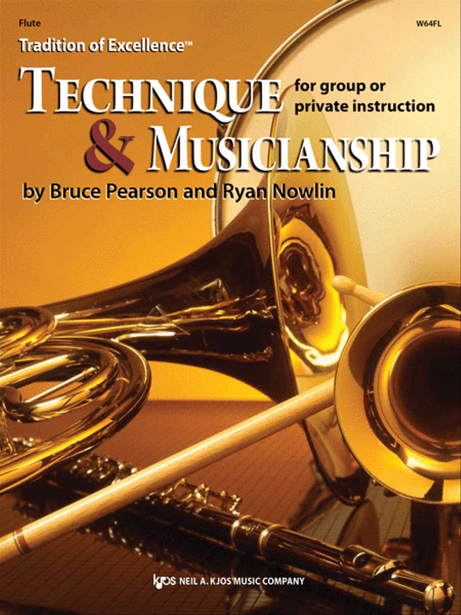Tradition of Excellence: Technique and Musicianship - Flute Concert Band Methods scores gallery preview page 1