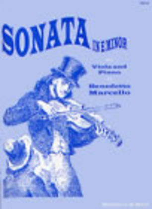 Book cover for Sonata in E minor for Viola and Piano