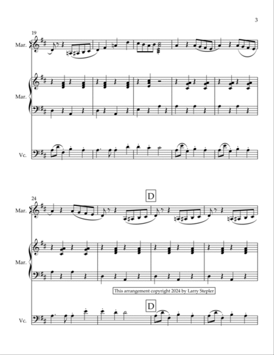 Parade of the Wooden Soldiers Chamber Music scores gallery preview page 3