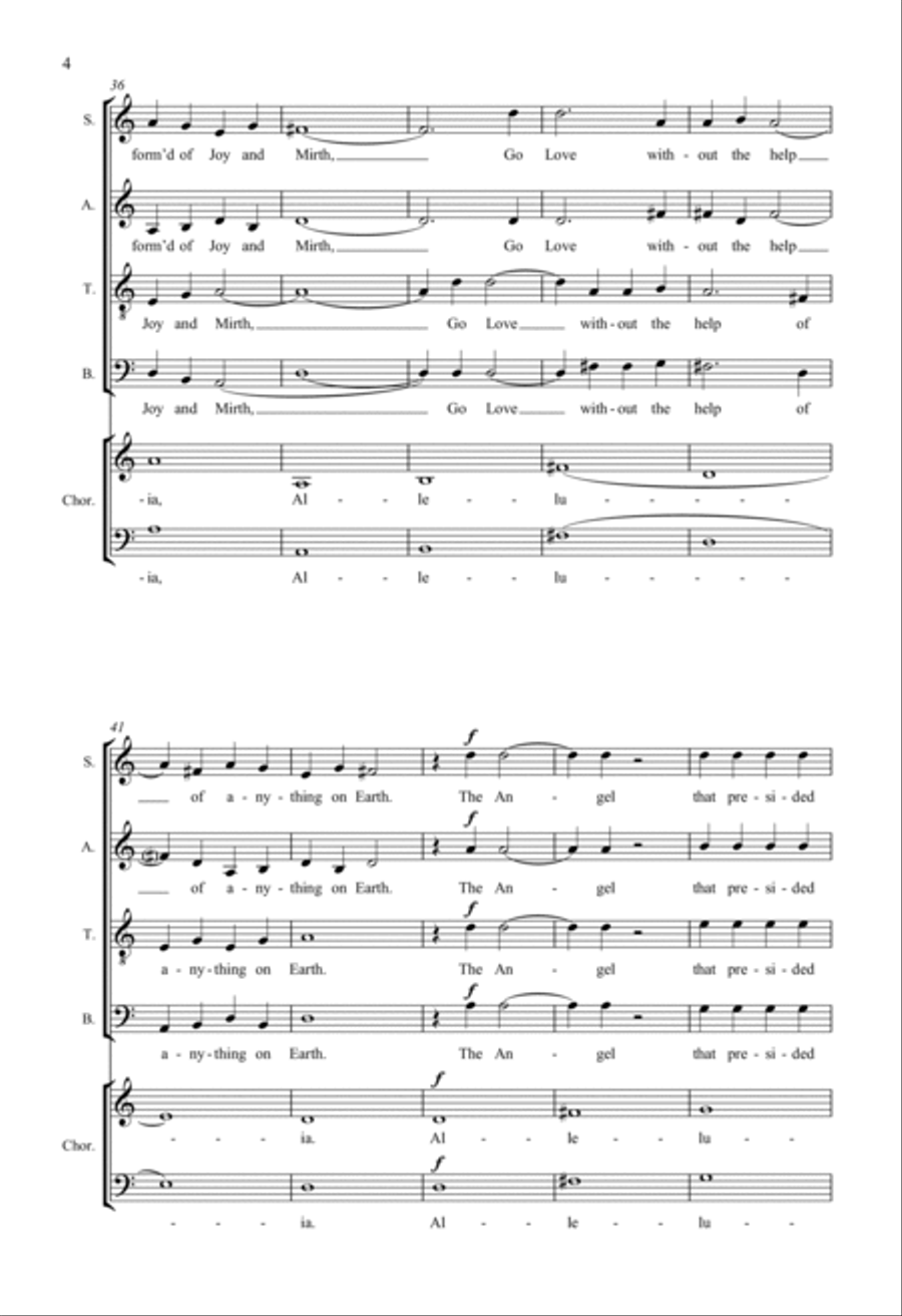 My Guardian Angel My Guardian Angel 4-Part scores gallery preview page 4