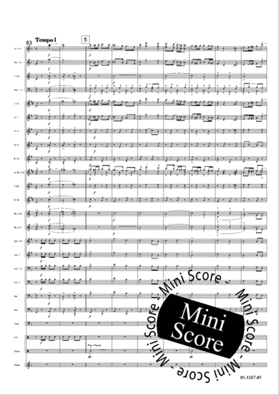 The Dam Busters Concert Band scores gallery preview page 17