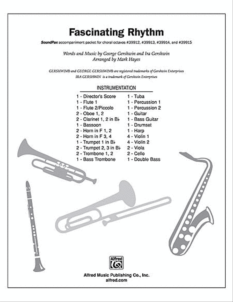Fascinating Rhythm Choir scores gallery preview page 1