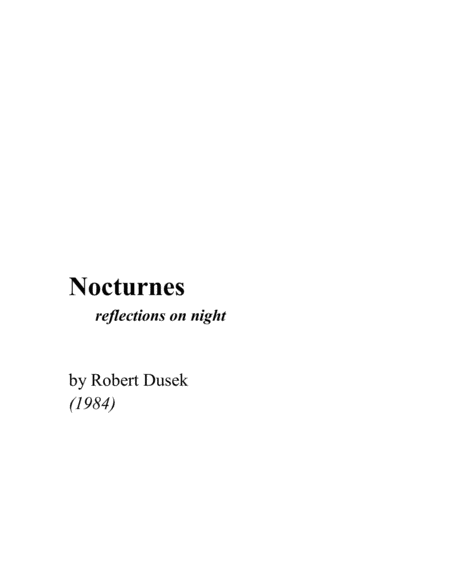 Nocturnes image number null