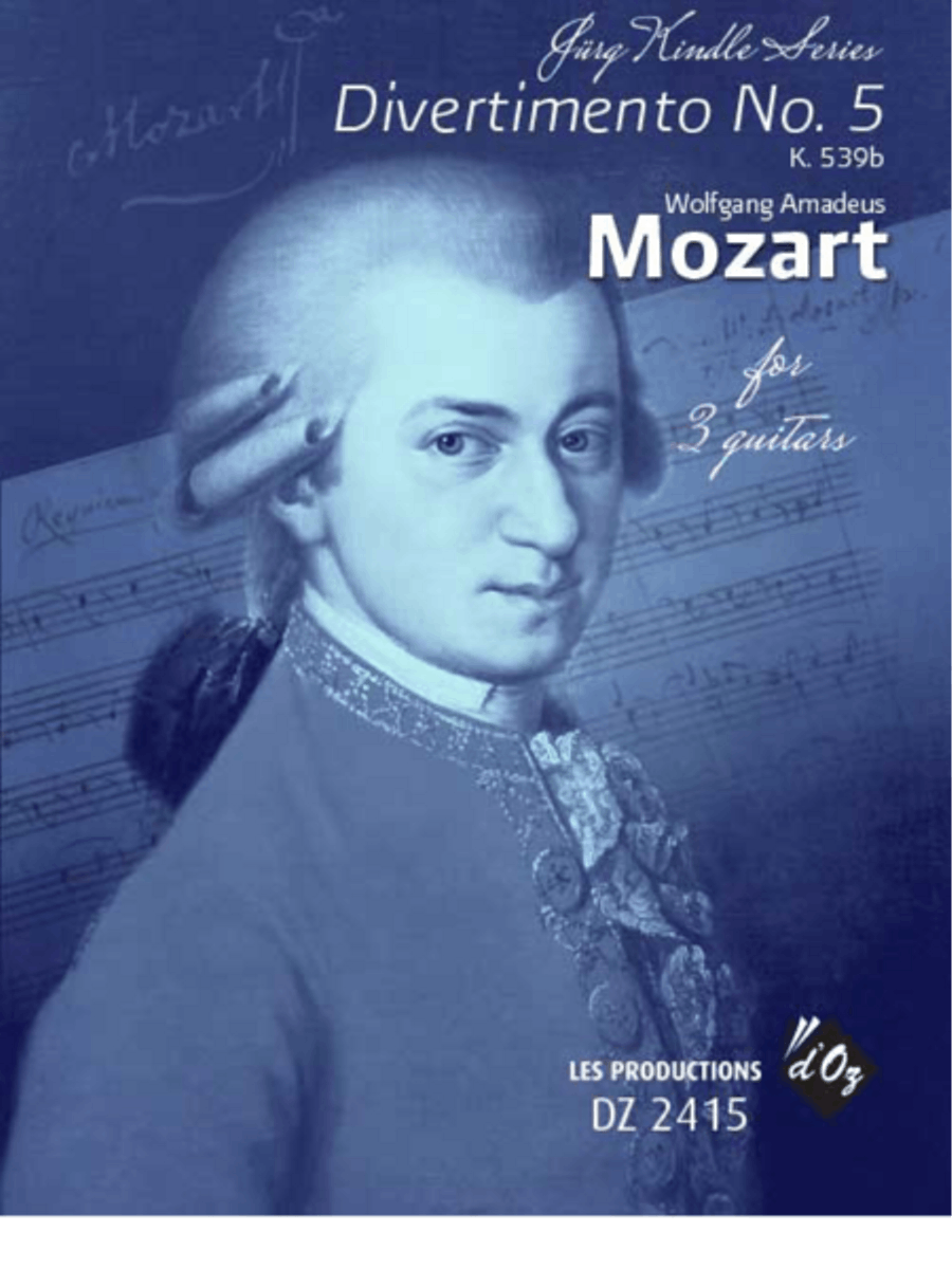 Divertimento No. 5 Divertimento No. 5 Guitar Ensemble scores gallery preview page 1