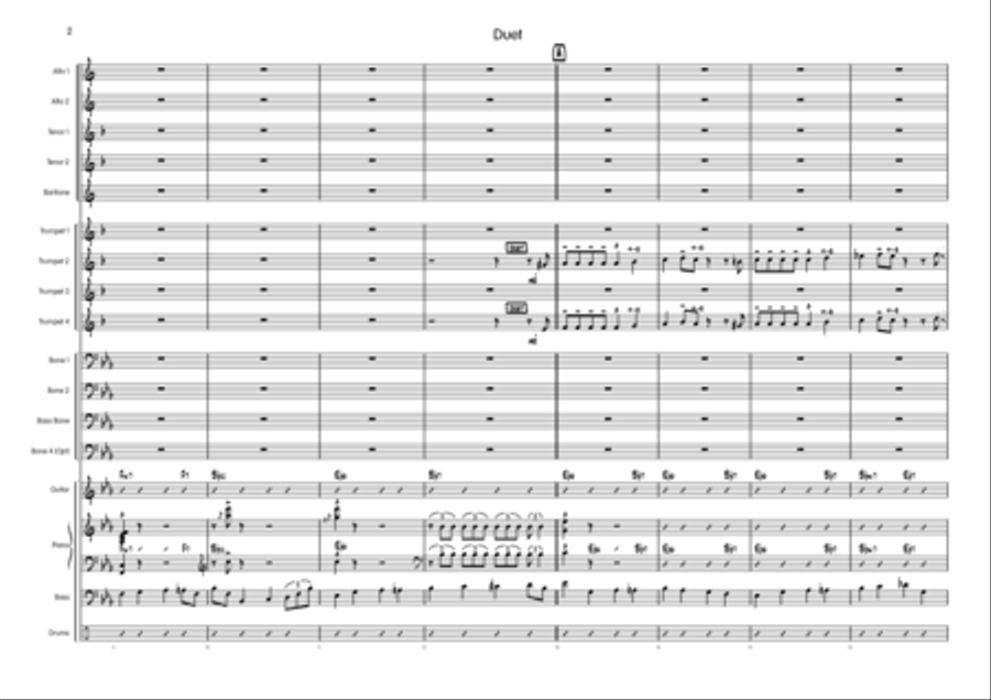 Duet Big Band scores gallery preview page 3
