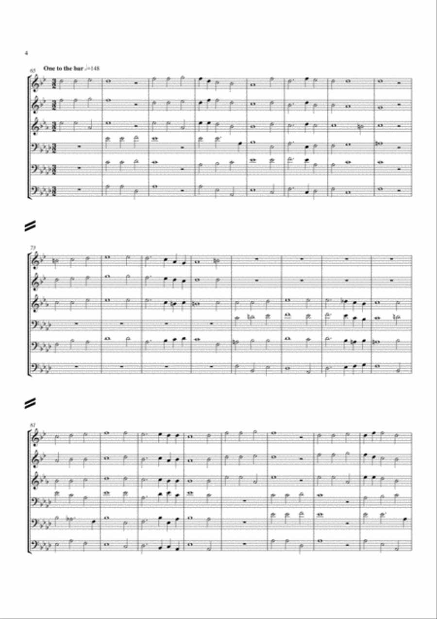 Ihr Musici, frisch auf! Chamber Music scores gallery preview page 4