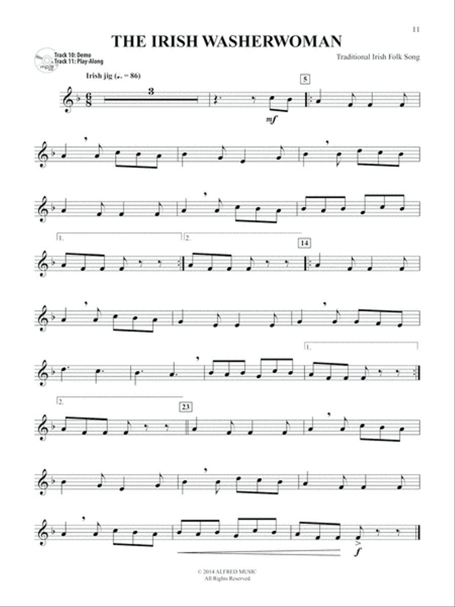 Easy Instrumental Solos For Special Occasions & Celebrations Tenor Saxophone scores gallery preview page 4