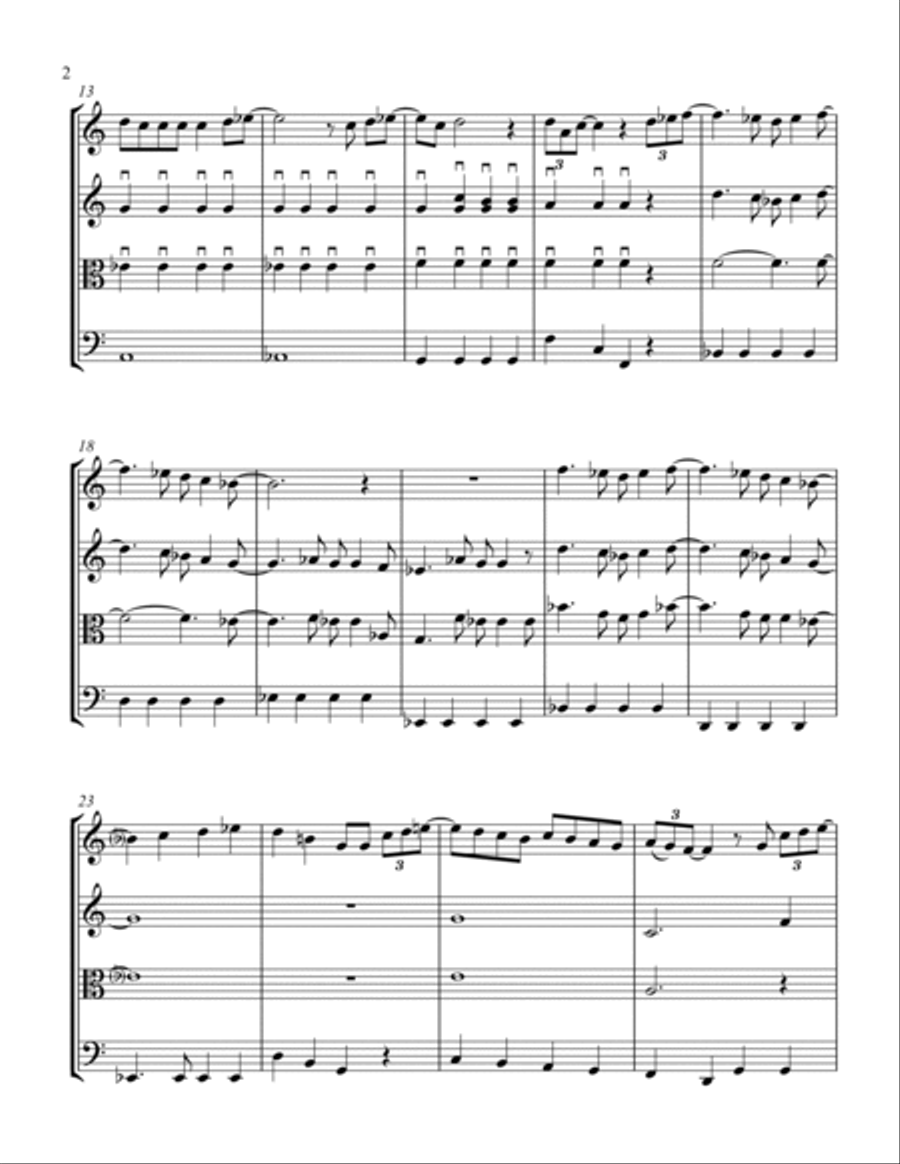 Penny Lane Penny Lane String Quartet scores gallery preview page 2