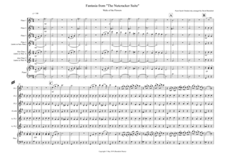 Book cover for Waltz of the Flowers (Fantasia from Nutcracker) for Flute Quartet