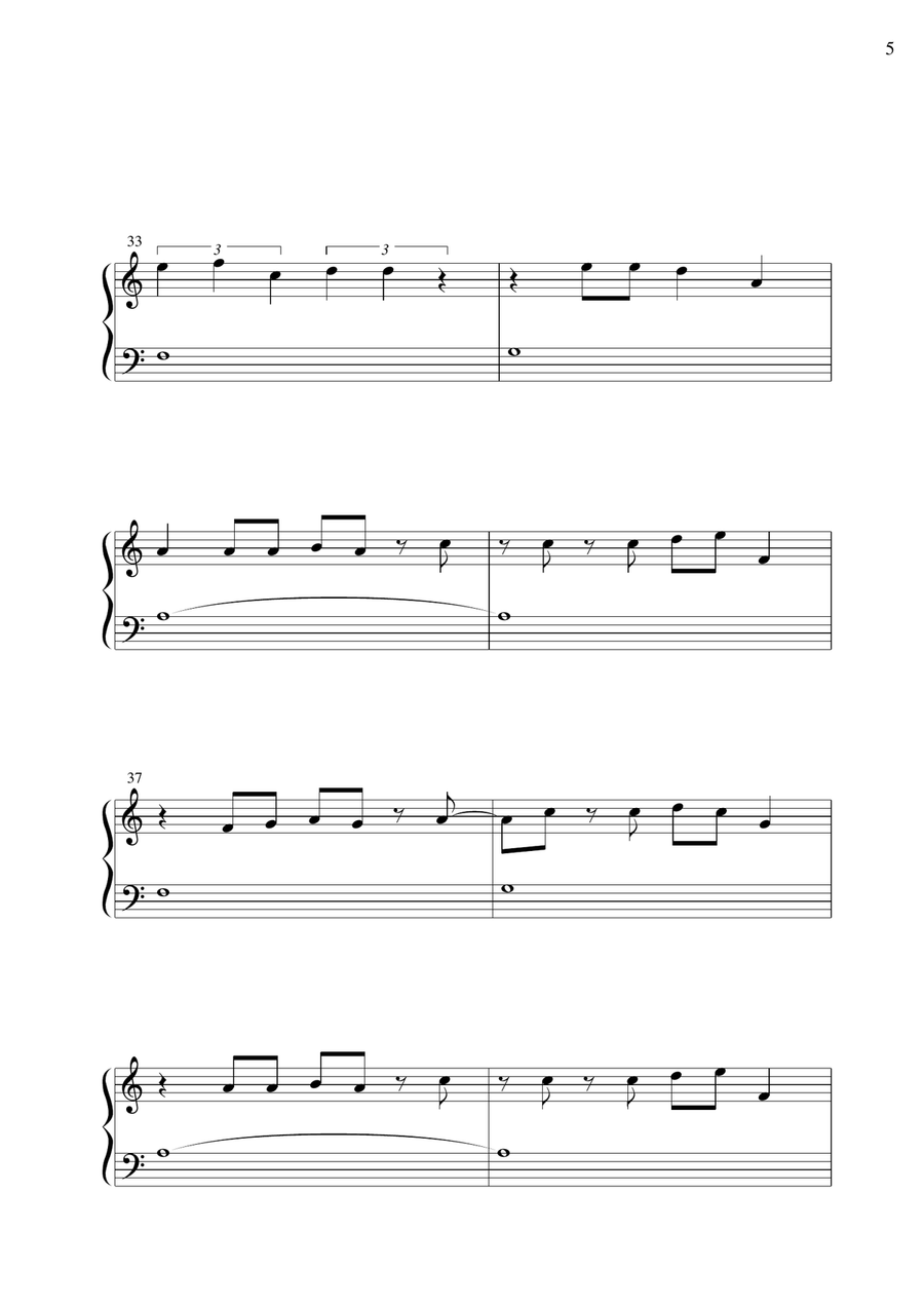 Your Love (9pm) Piano Method scores gallery preview page 5