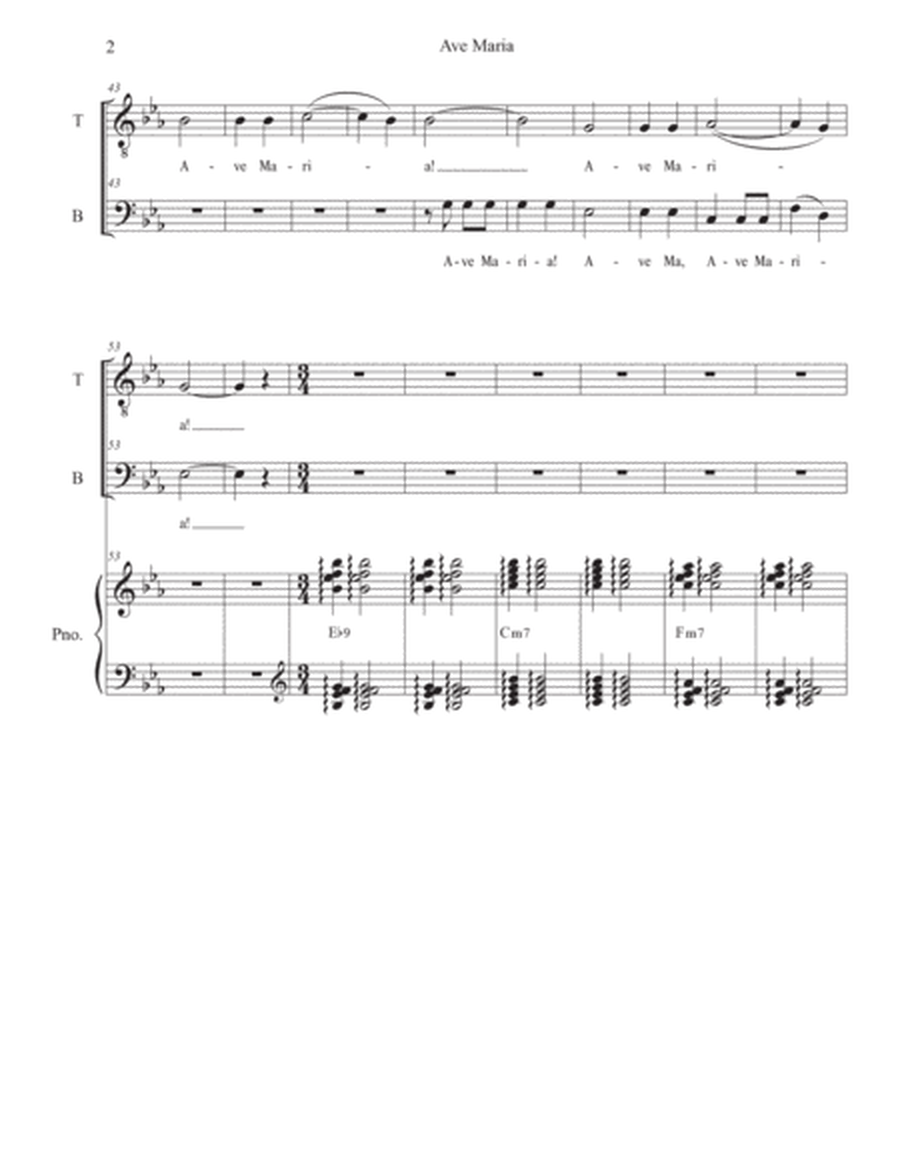 Ave Maria (Madonna della Civita) (2-part choir - (TB) image number null