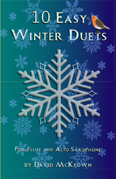 10 Easy Winter Duets for Flute and Alto Saxophone