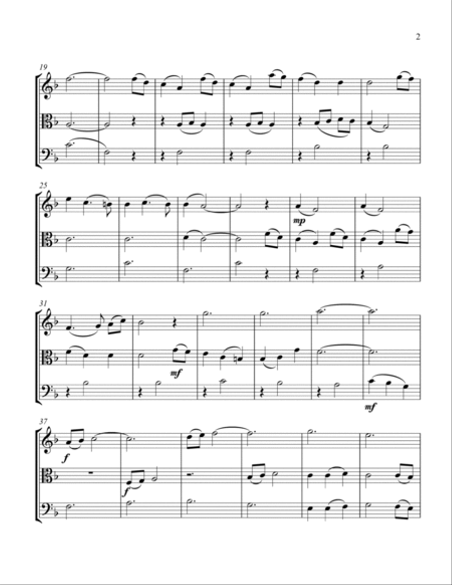 Silver Bells String Trio scores gallery preview page 3